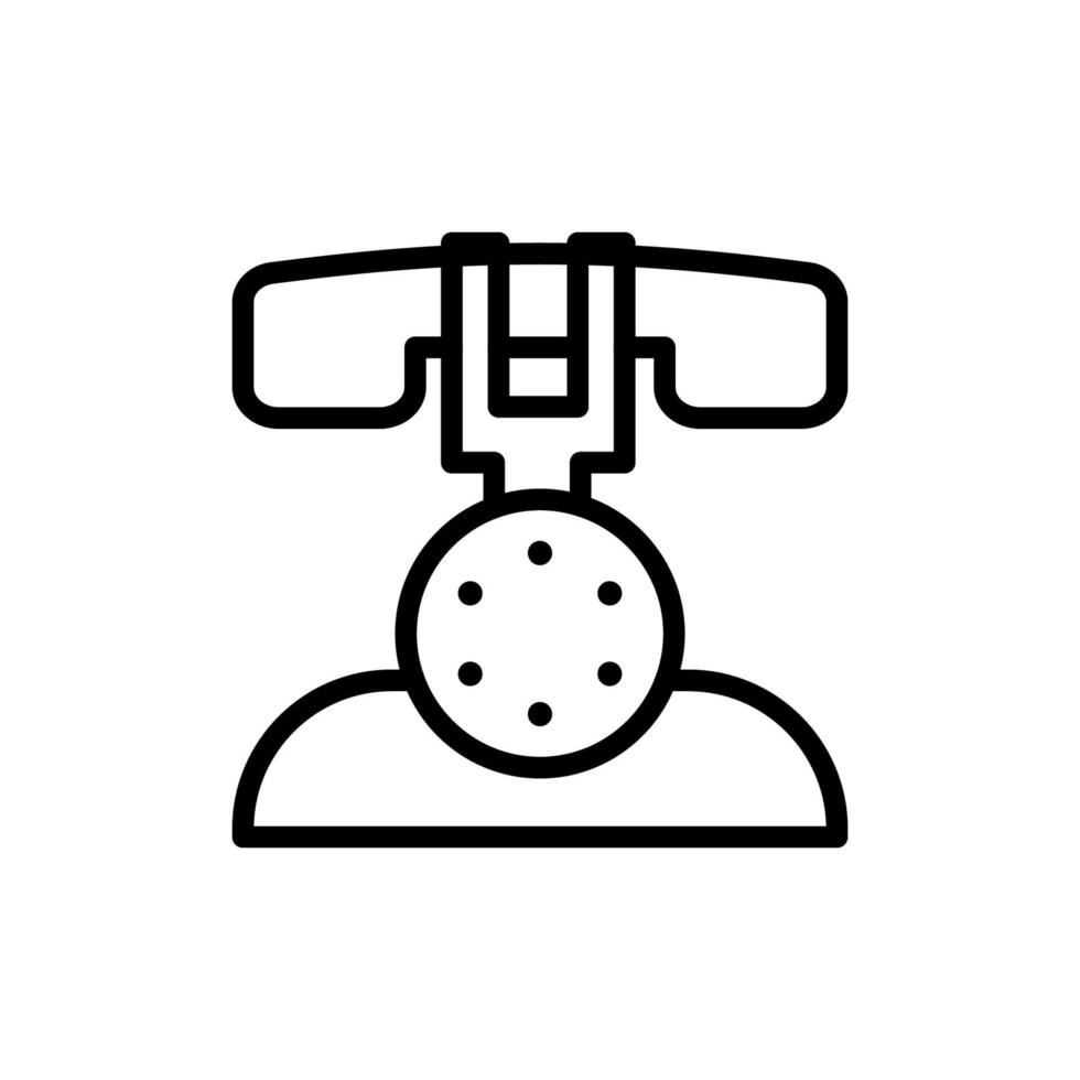 Phone, landline vector icon illustration