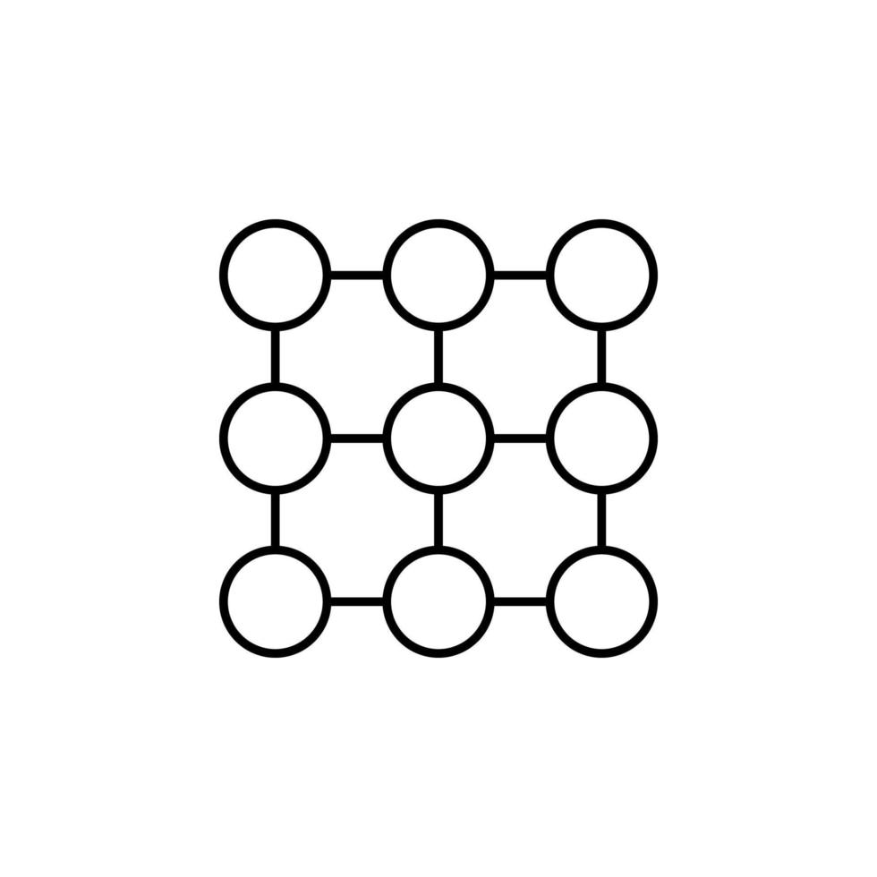 network, hosting, circles vector icon illustration
