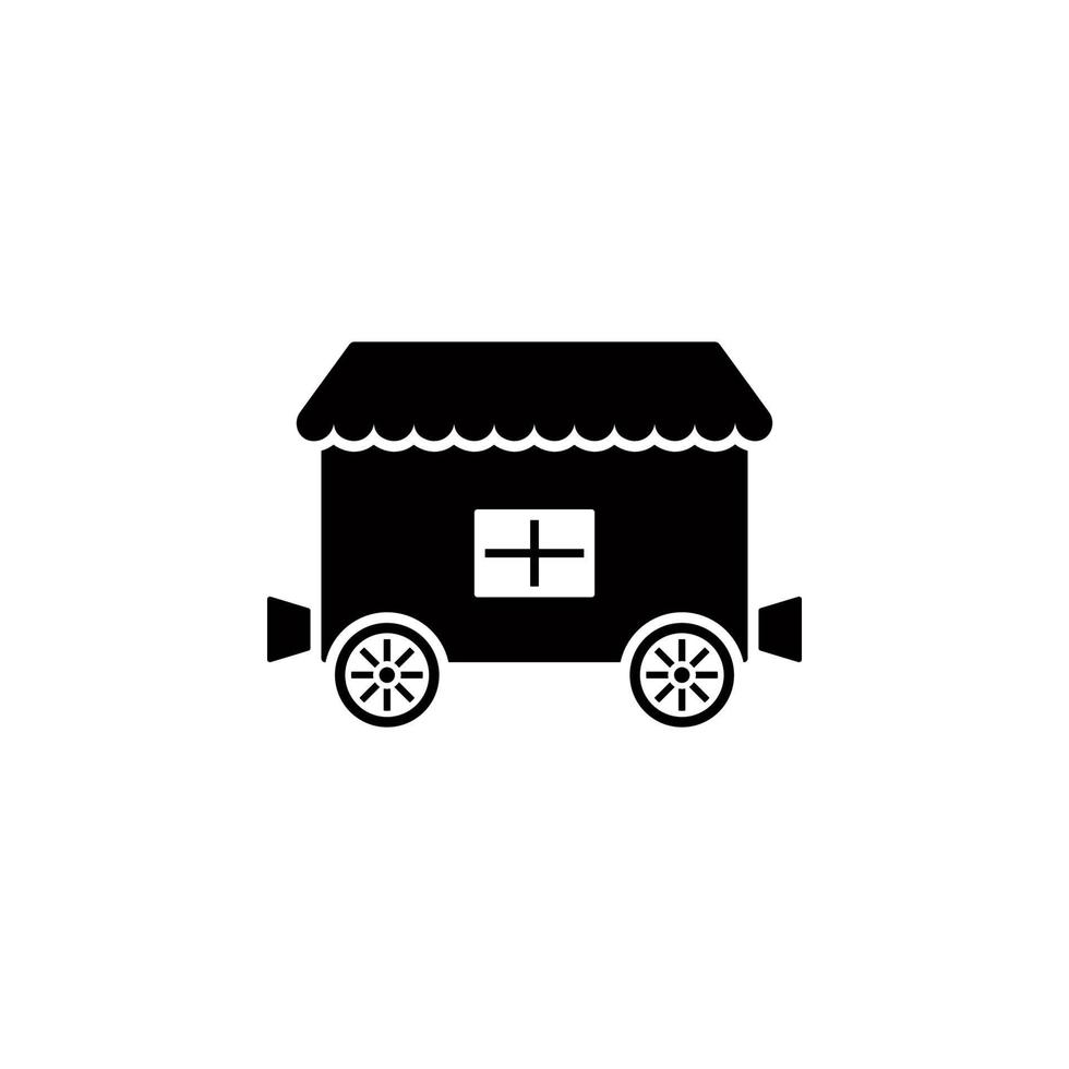 circus trailer style vector icon illustration