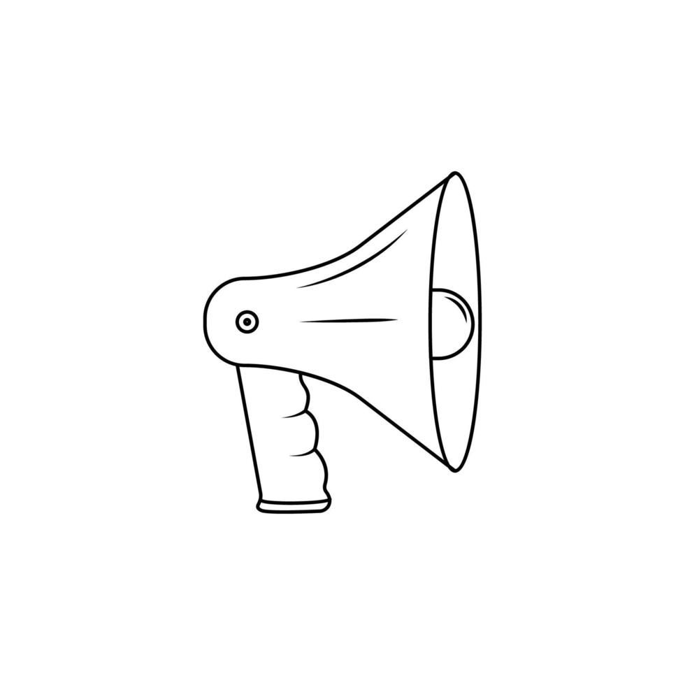 megaphone vector icon illustration