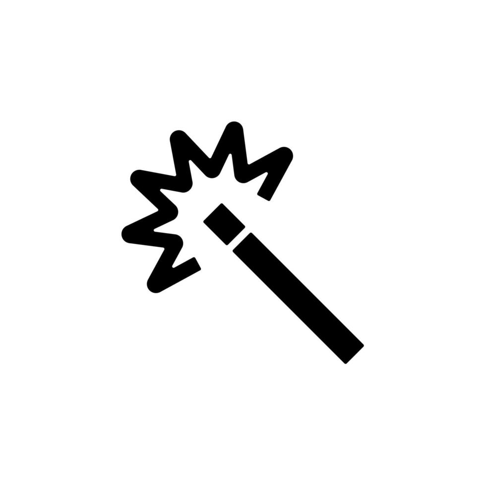 Magic wand vector icon illustration