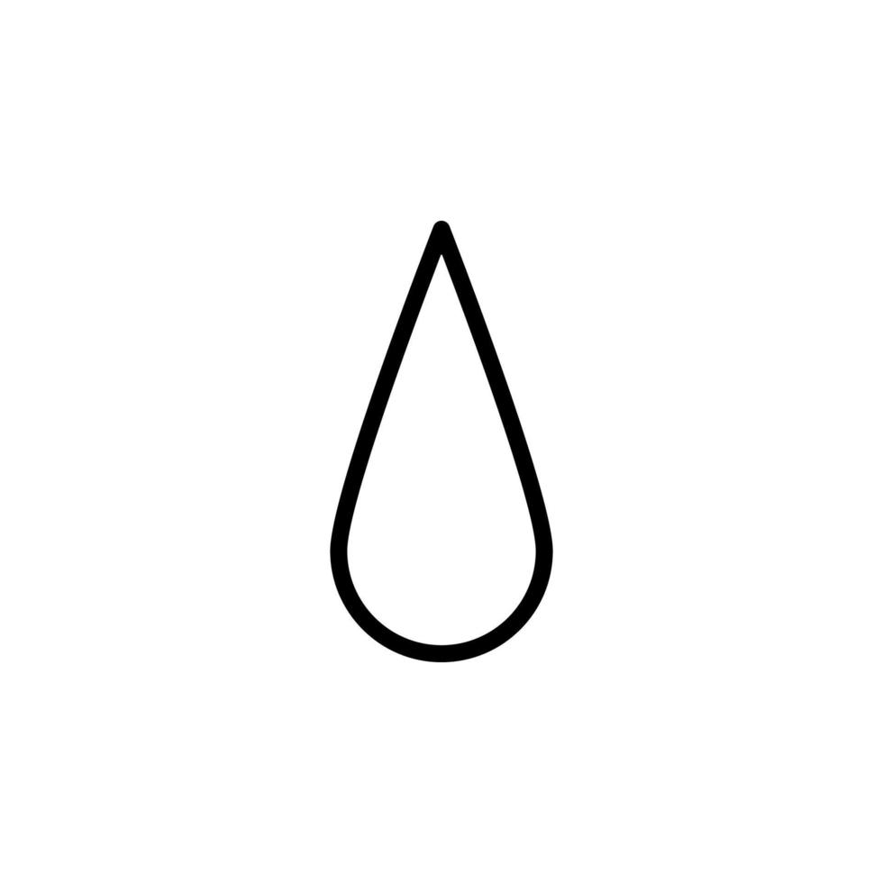 drop sign vector icon illustration