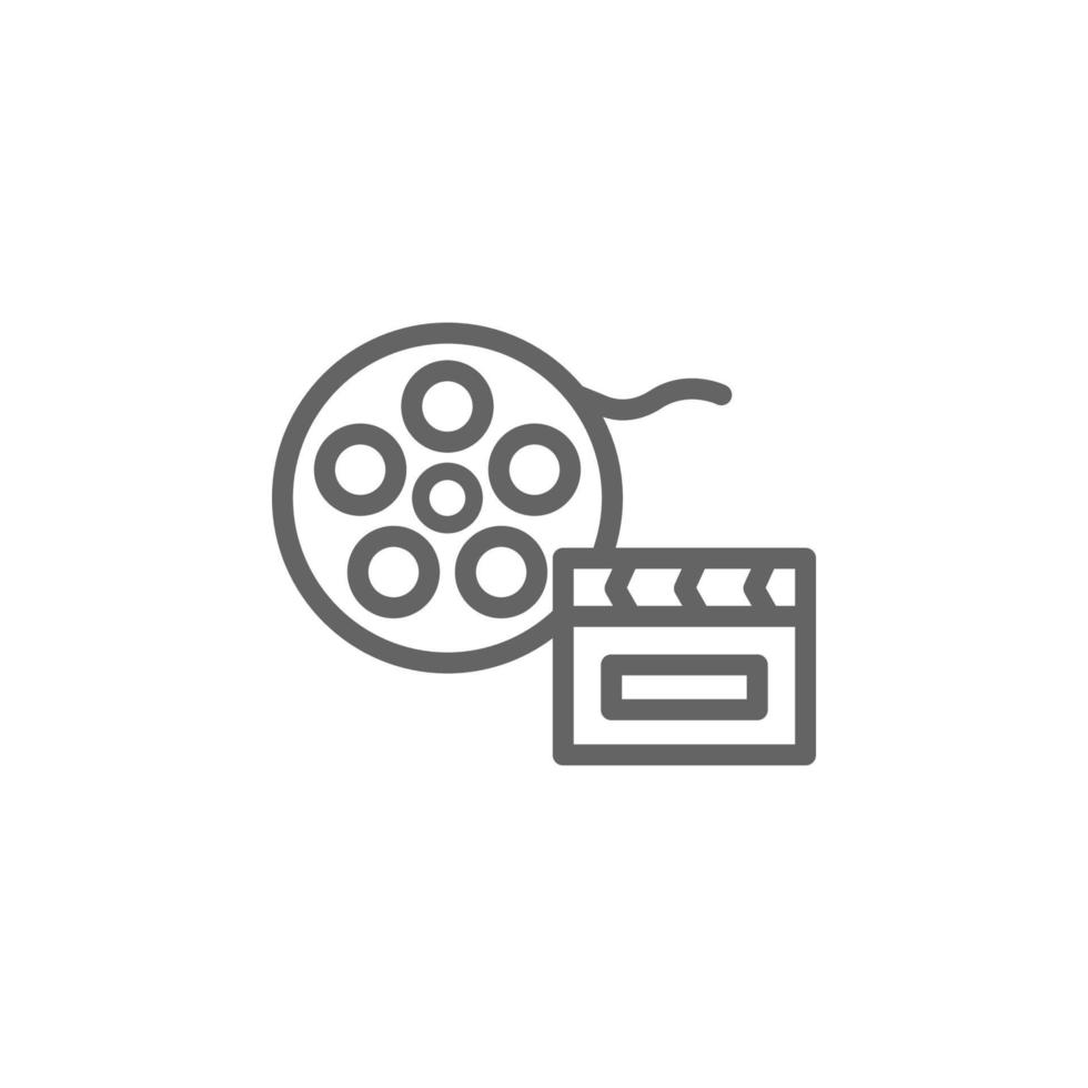 Movie, USA vector icon illustration