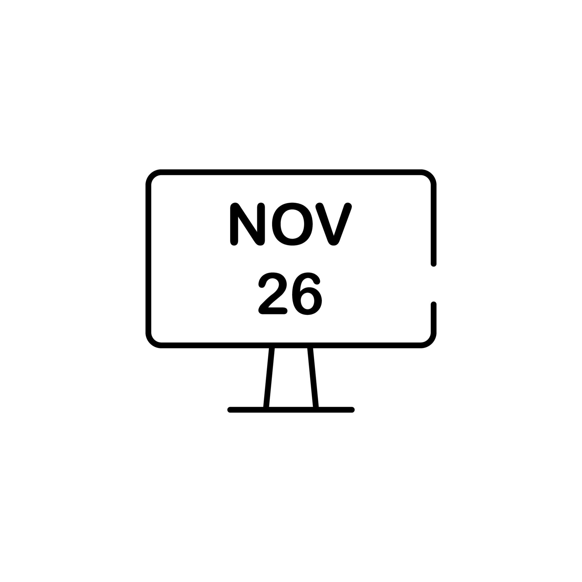 cyber Monday in pc vector icon illustration 23200948 Vector Art at Vecteezy