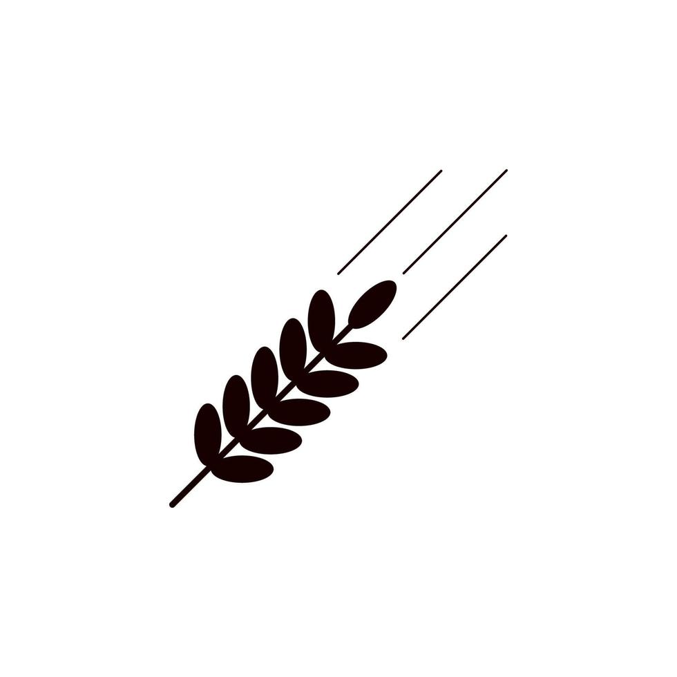 wheat vector icon illustration