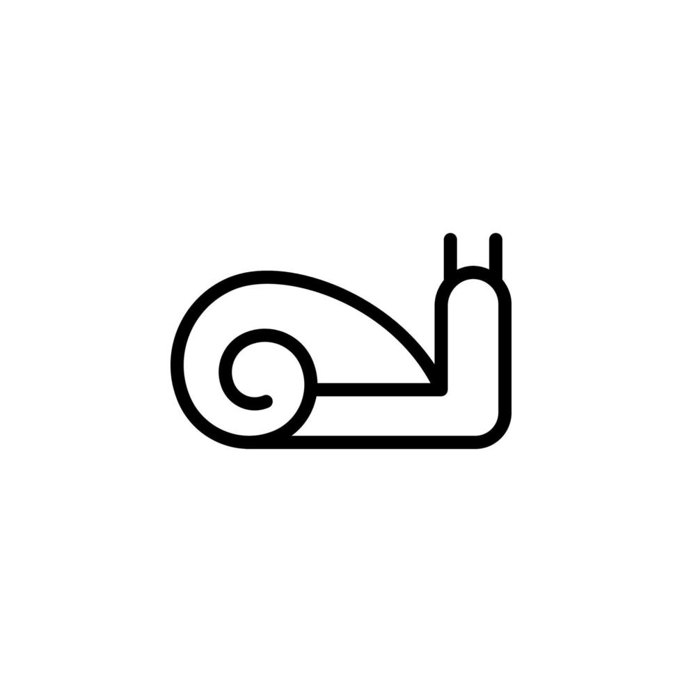 snail vector icon illustration