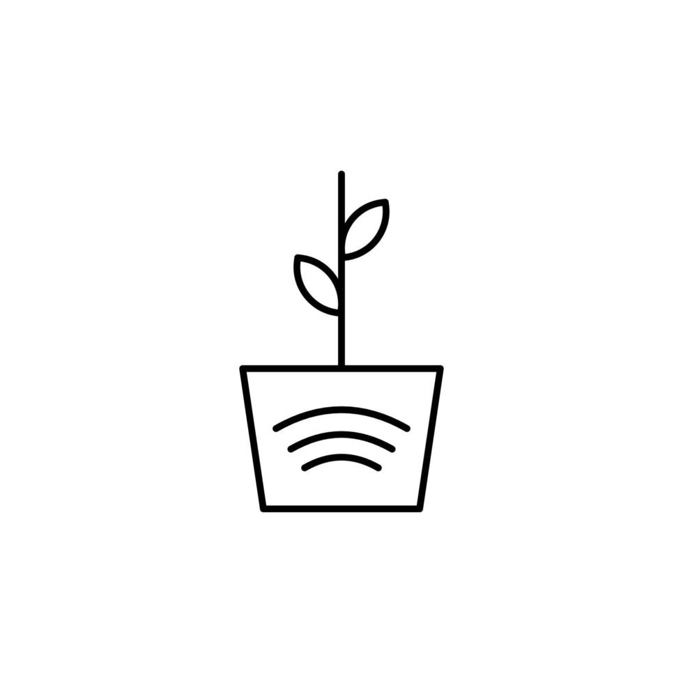 planta vector icono ilustración