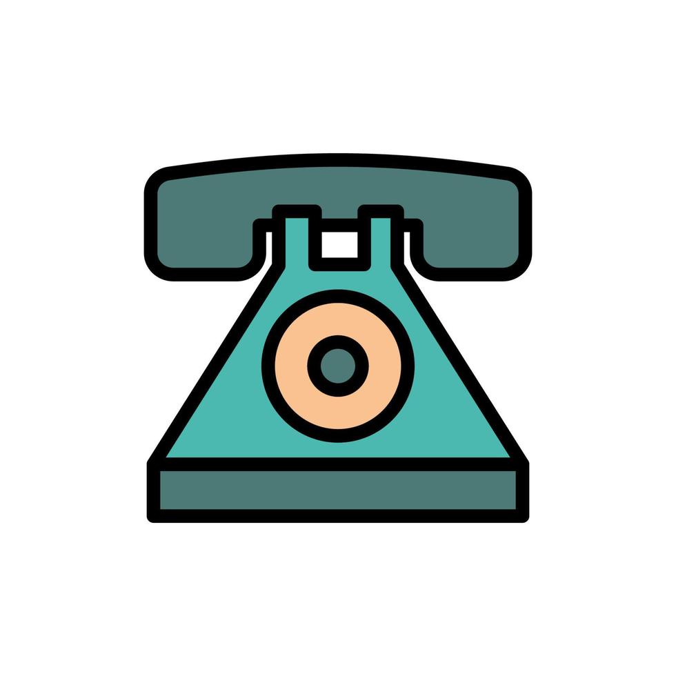 Phone, landline vector icon illustration