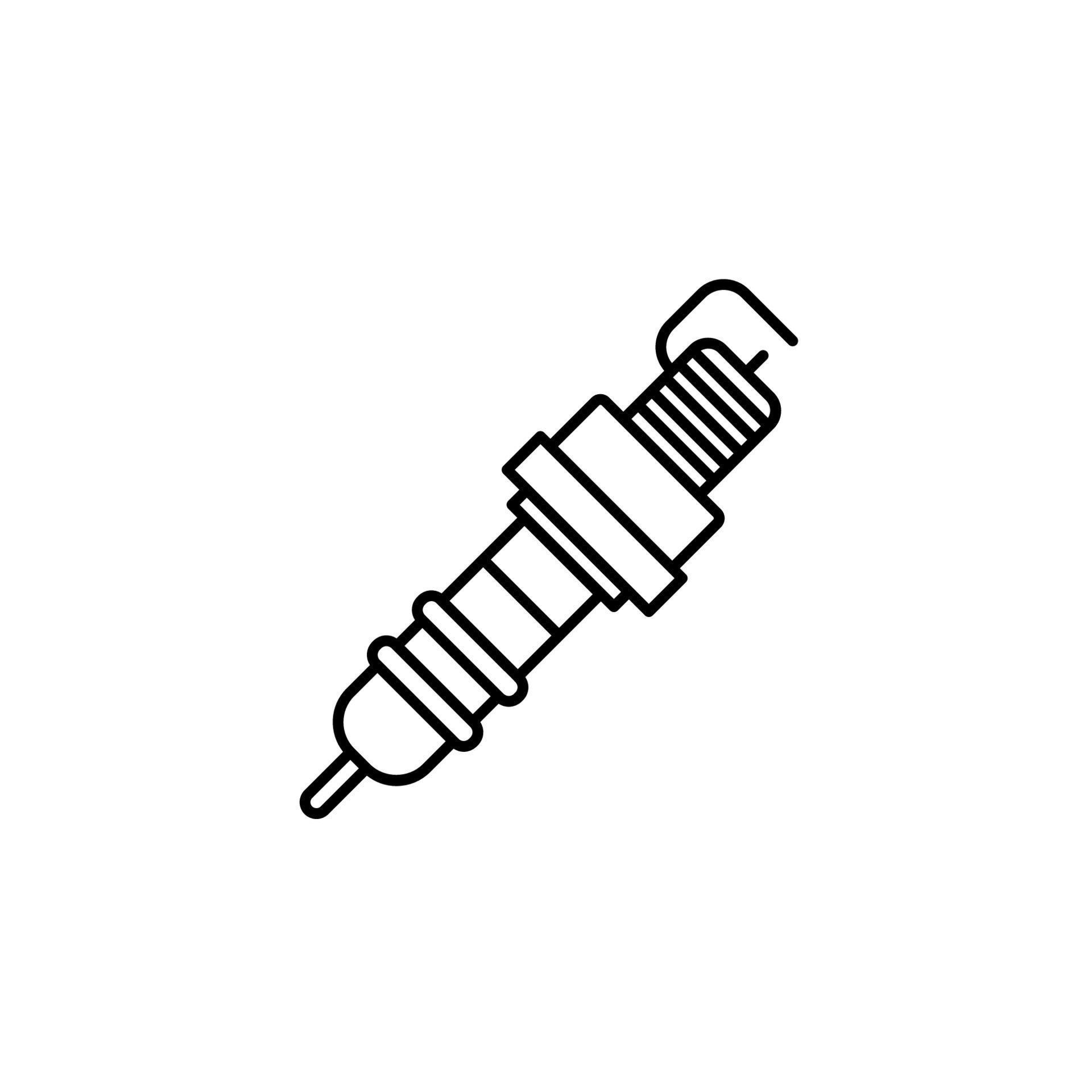 spark plug vector icon illustration 23201115 Vector Art at Vecteezy
