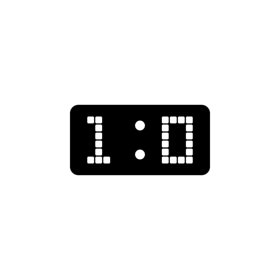 football scoreboard vector icon illustration