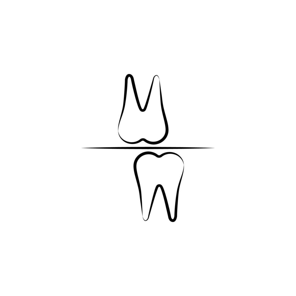 bruxism, bite block vector icon illustration