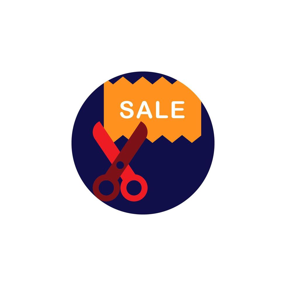 Discount, label, price vector icon illustration
