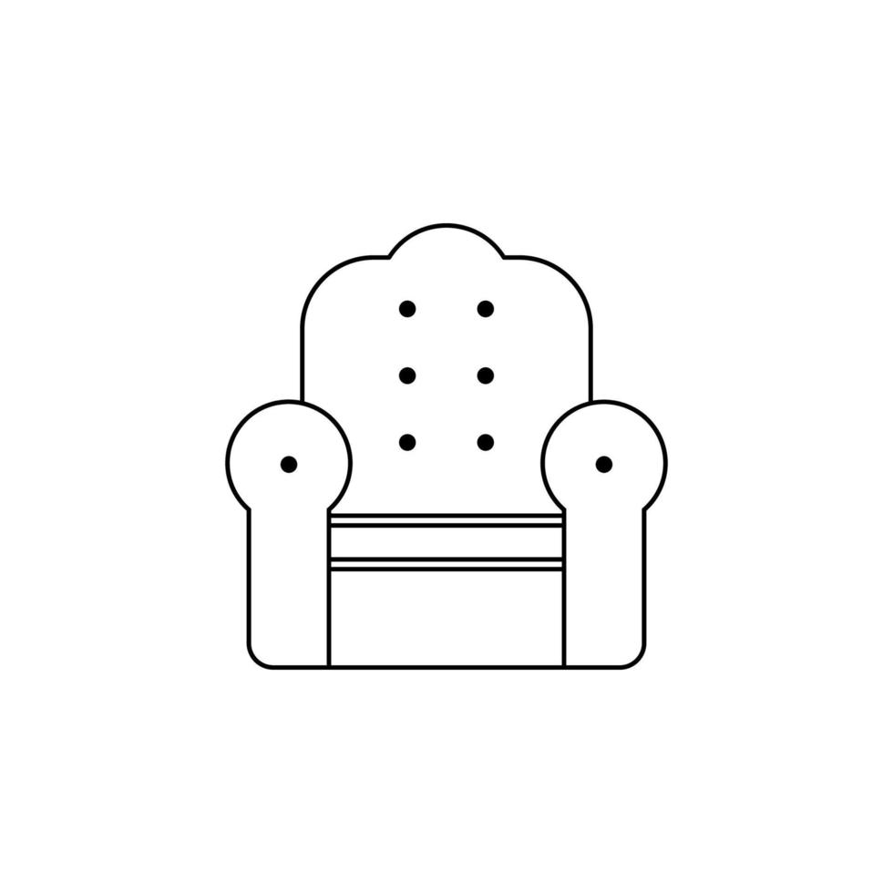 armchair vector icon illustration 23201247 Vector Art at Vecteezy