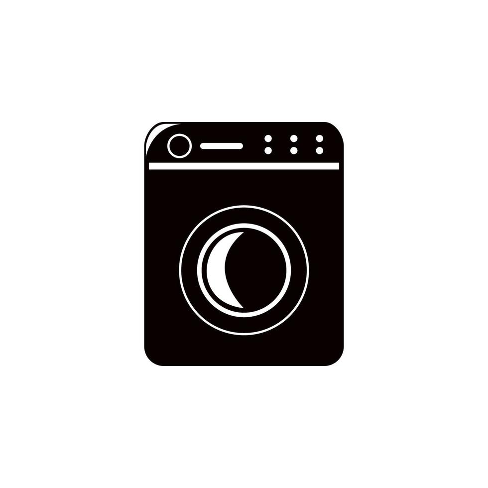 washing machine vector icon illustration