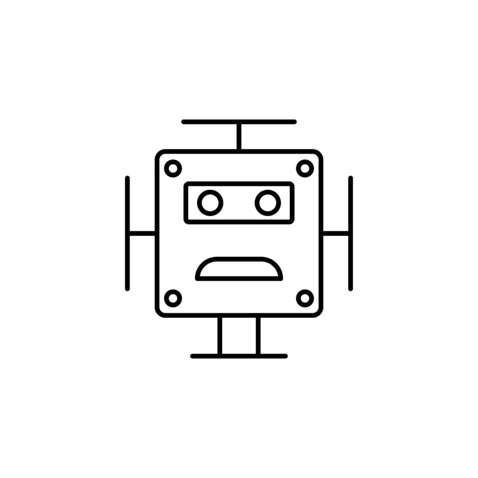 robot vector icon illustration