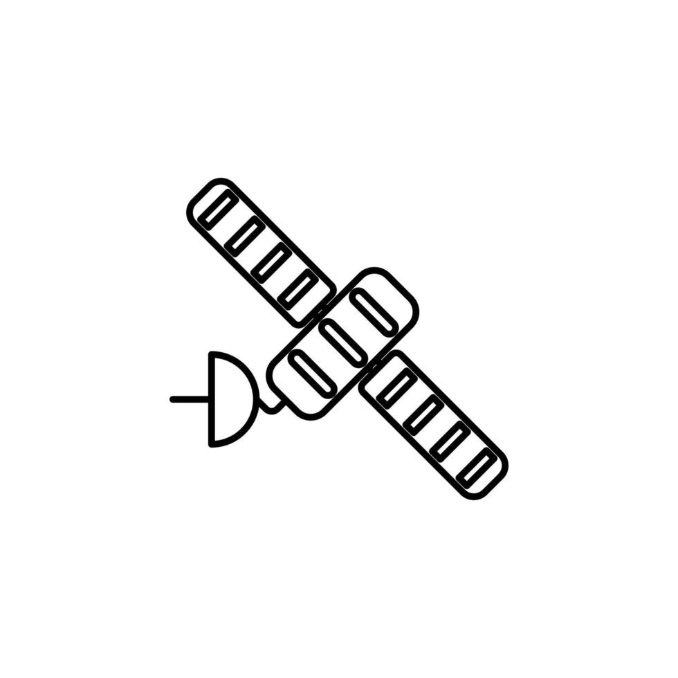 satellite vector icon illustration