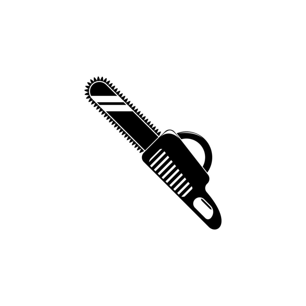 chainsaw vector icon illustration