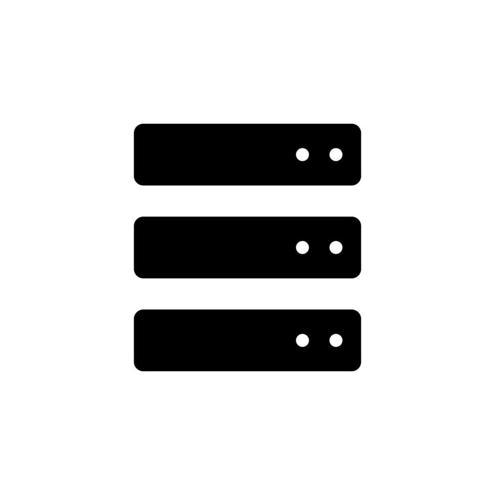 data storage vector icon illustration