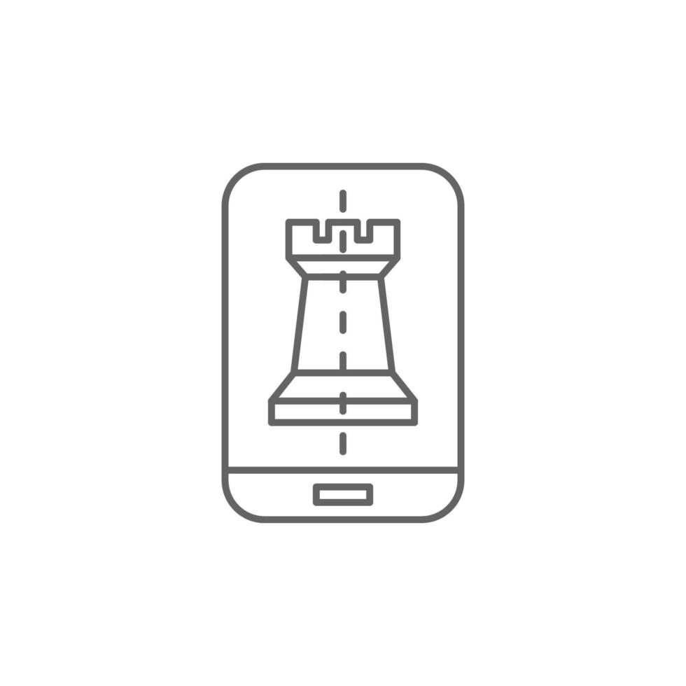 Phone, project, 3d printing vector icon illustration