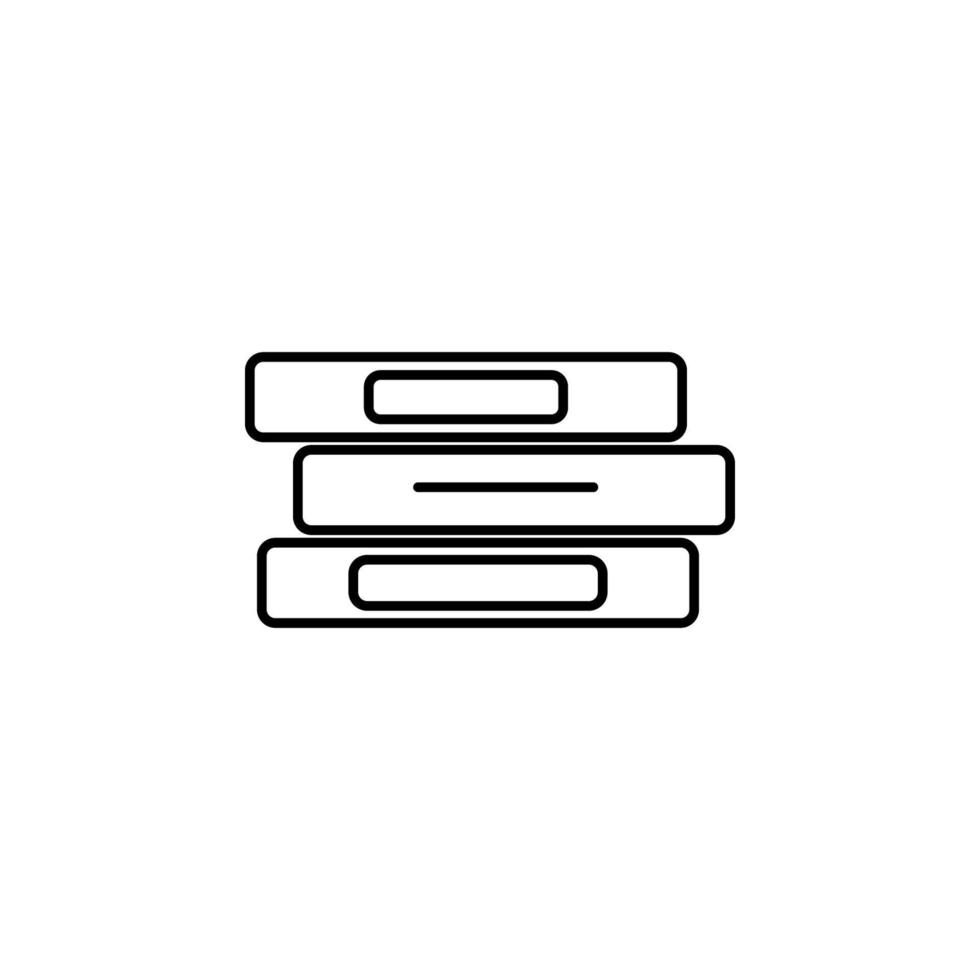 shelves line vector icon illustration