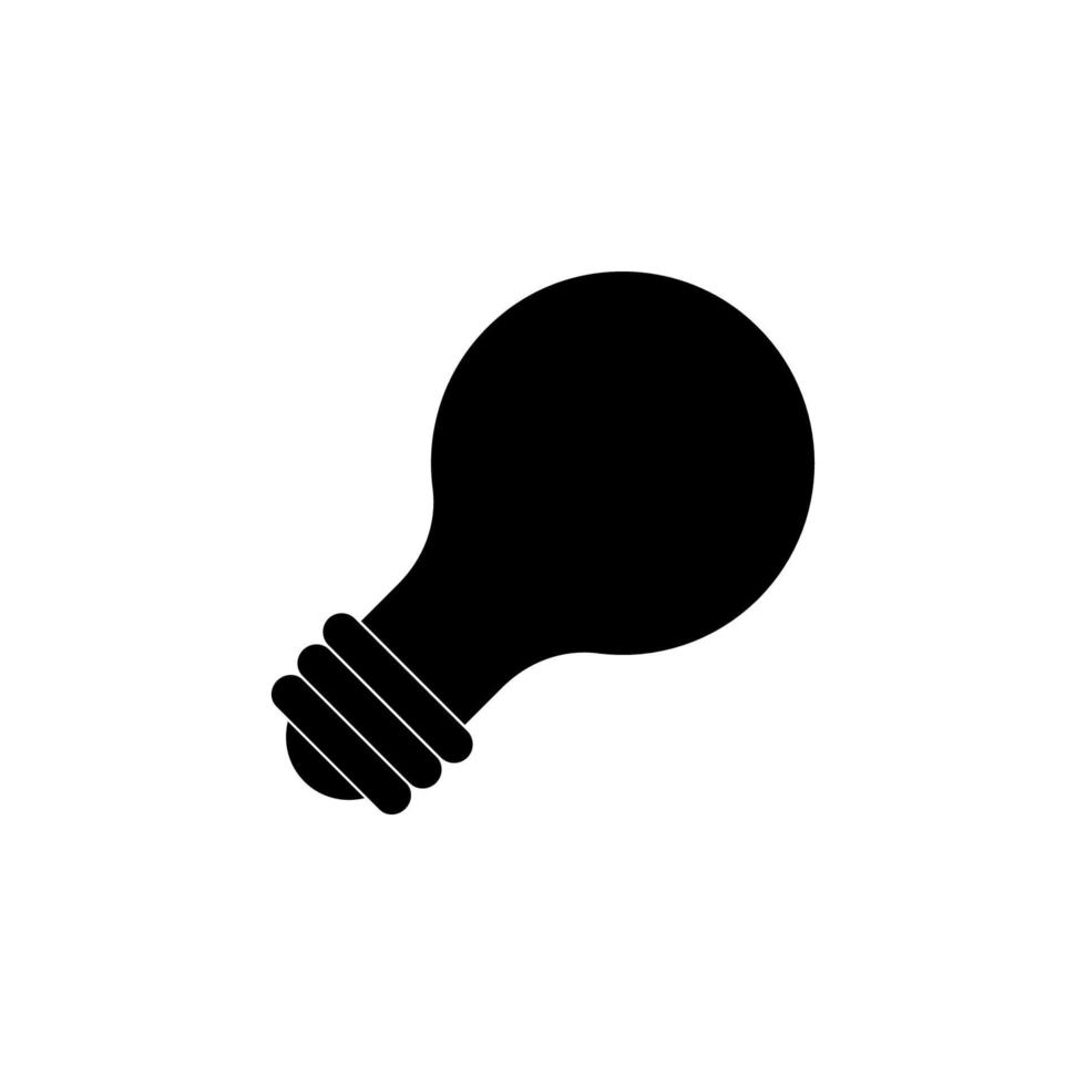 bulb vector icon illustration