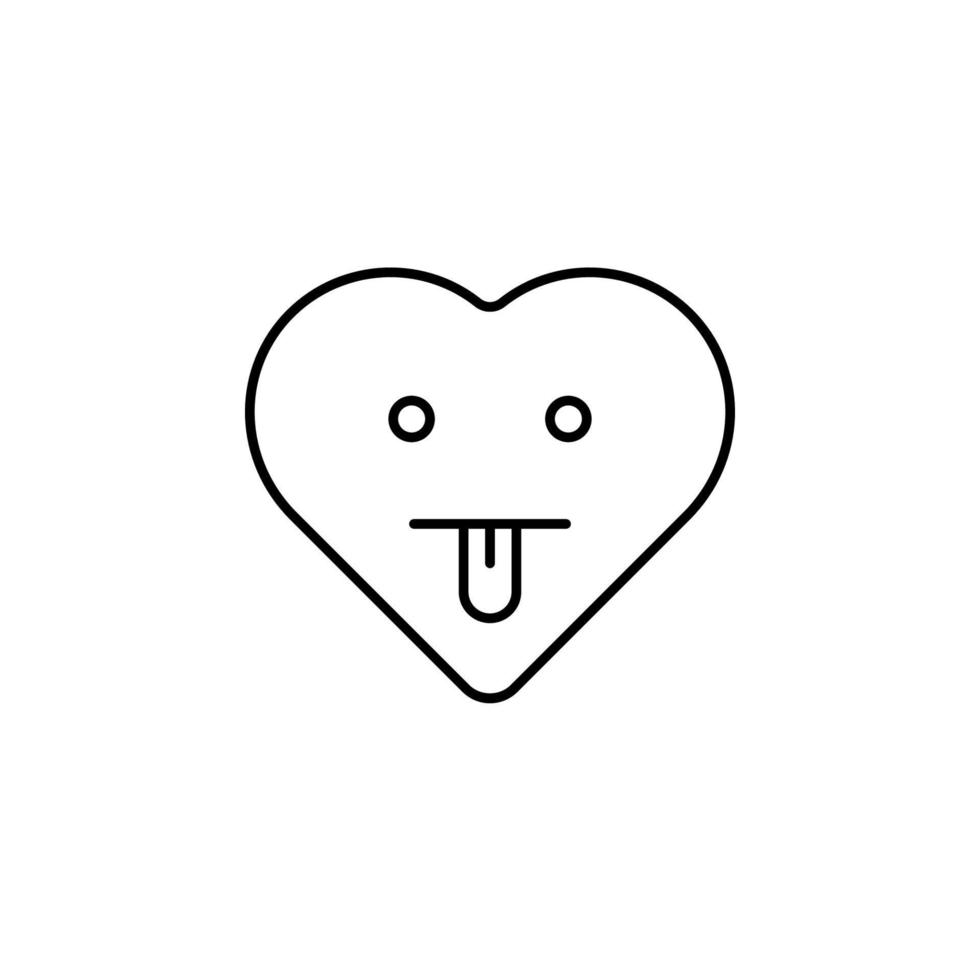 cheeky emoji vector icon illustration