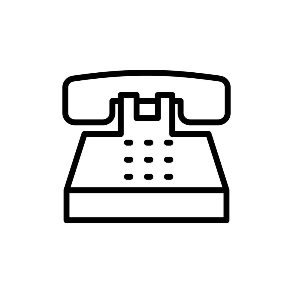 Phone, landline vector icon illustration