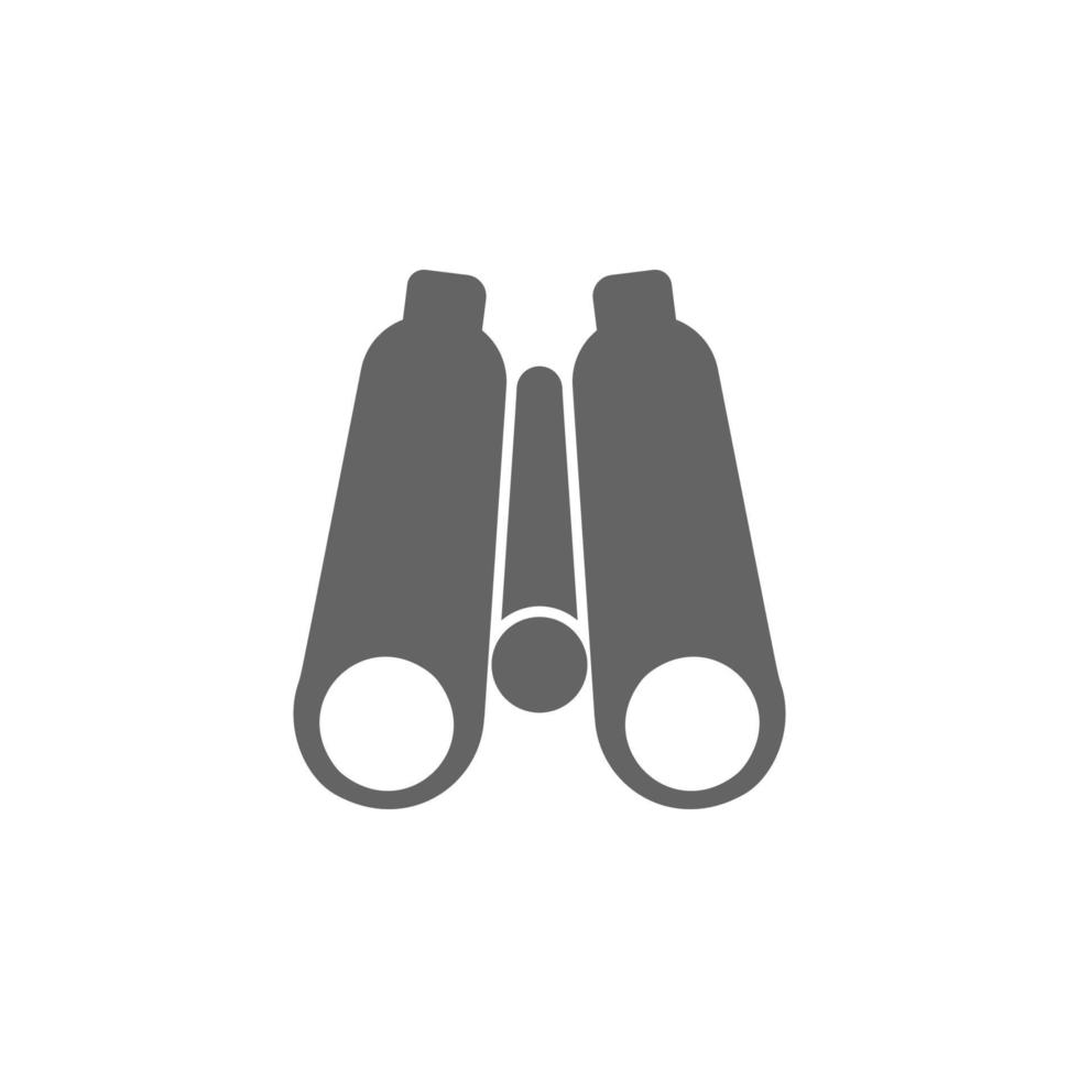 Binoculars, view, watch vector icon illustration