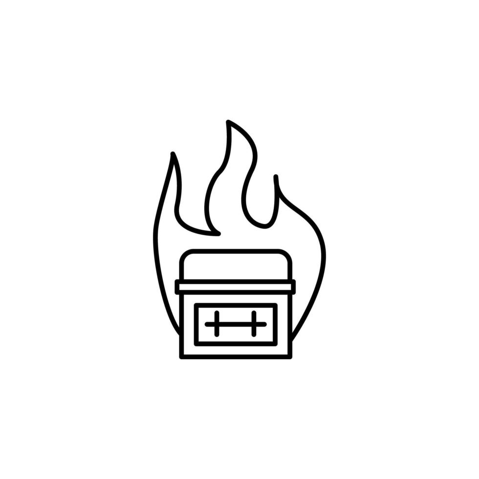 funeral, cremation vector icon illustration