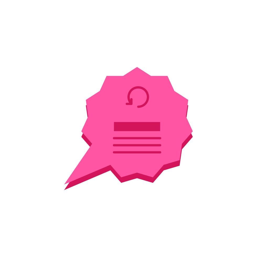 Chat, backup color vector icon illustration