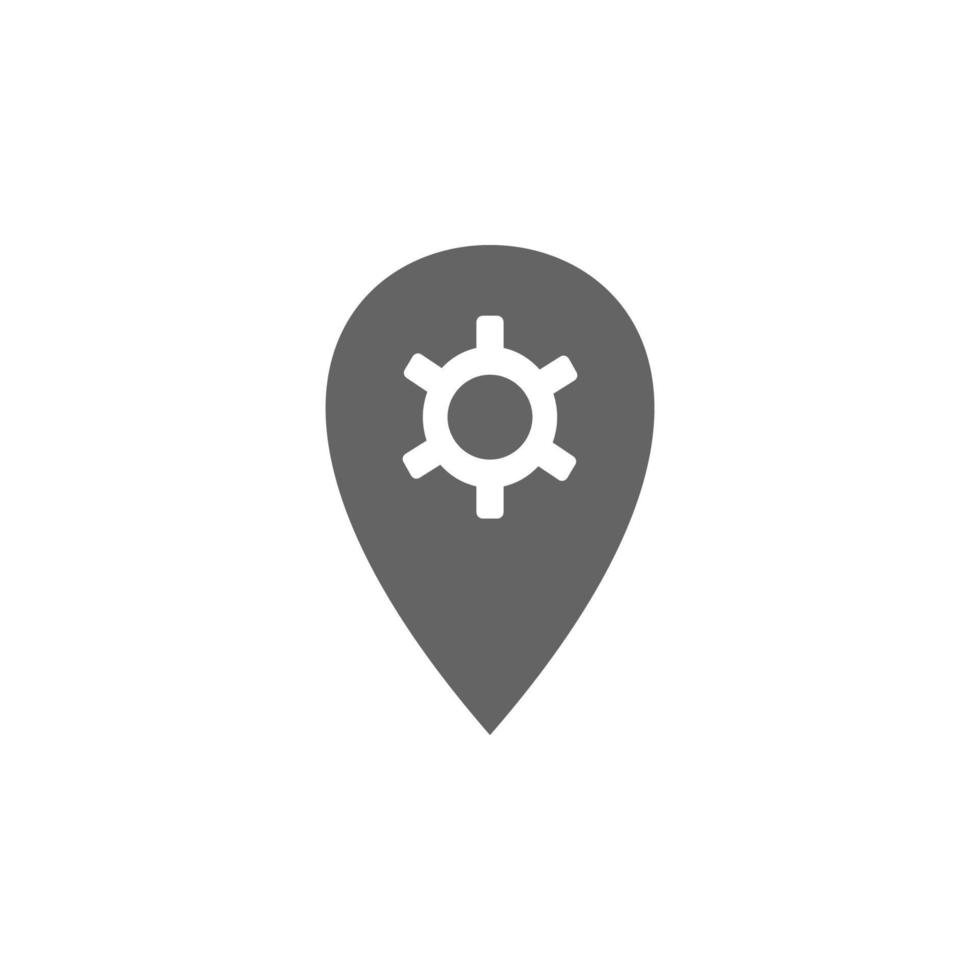 Geo, location, preferences, targeting vector icon illustration