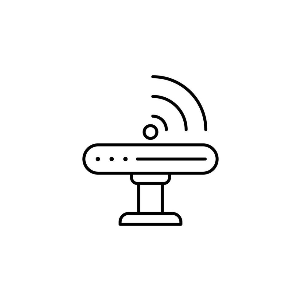 wifi device, router vector icon illustration