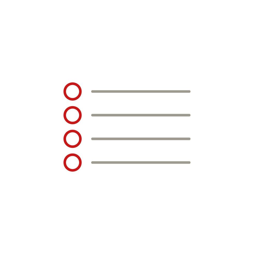 menu bullet vector icon illustration