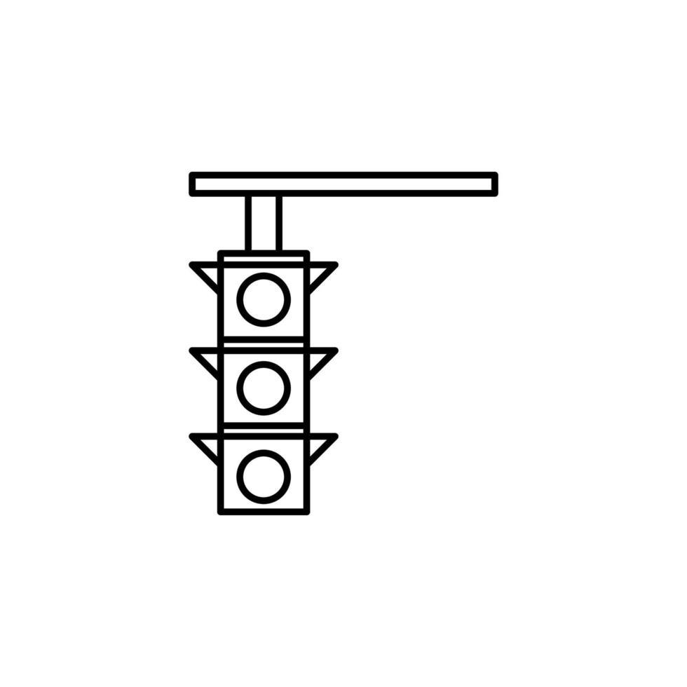 traffic light vector icon illustration