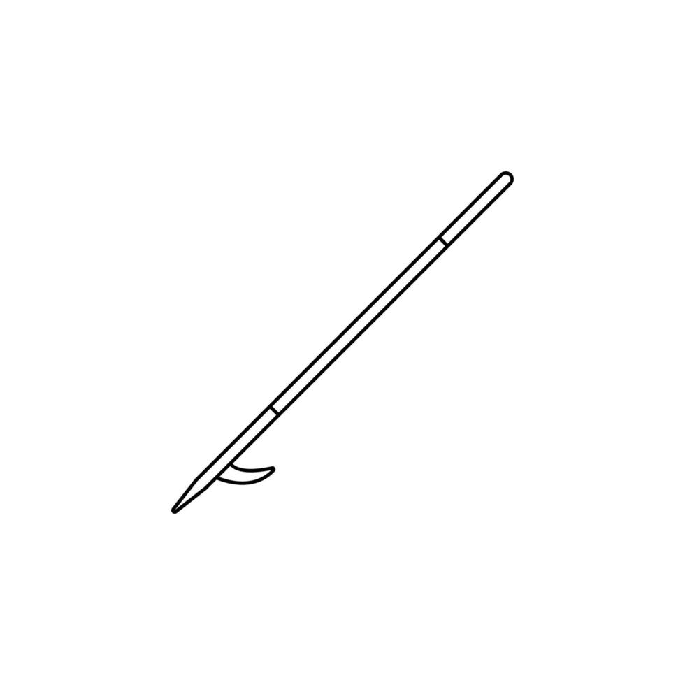 fire hook vector icon illustration