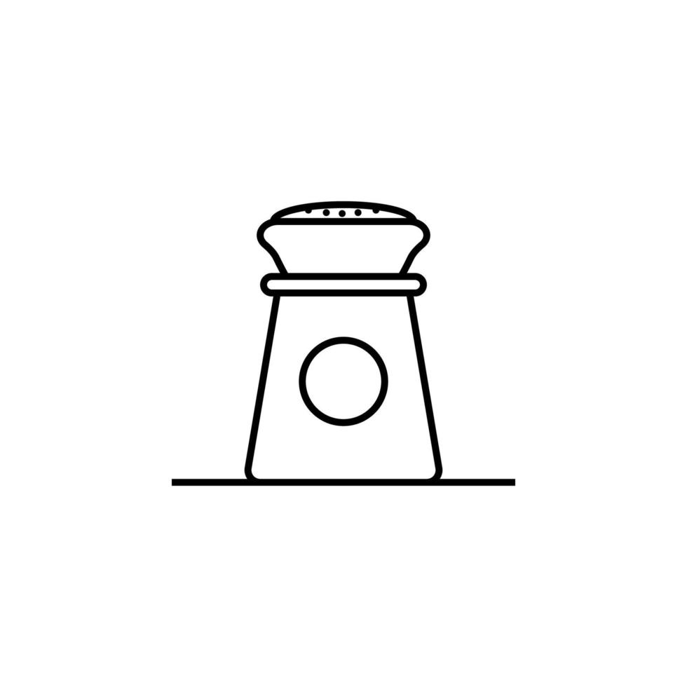 pepper shaker,, salt shaker vector icon illustration