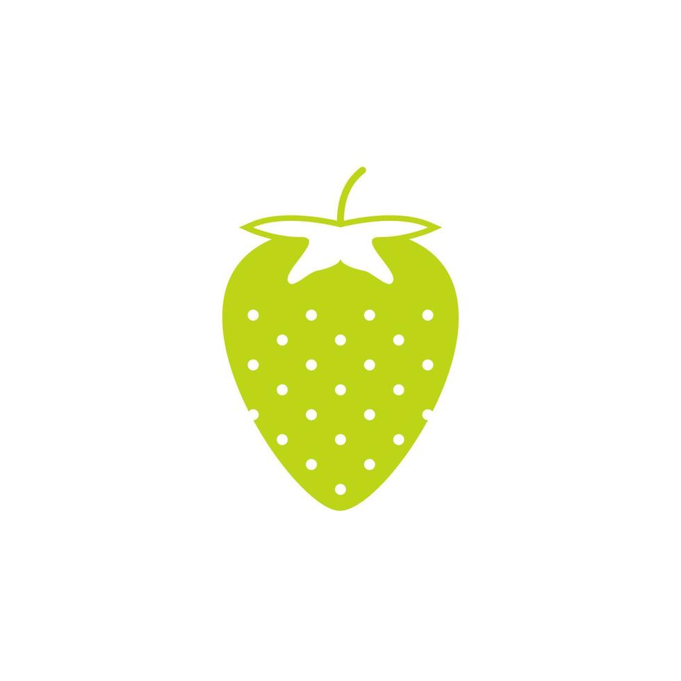 berry, strawberry vector icon illustration