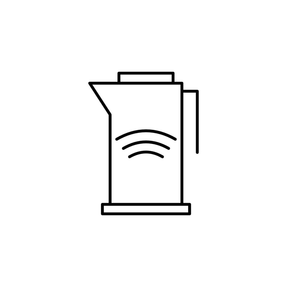 kettle vector icon illustration