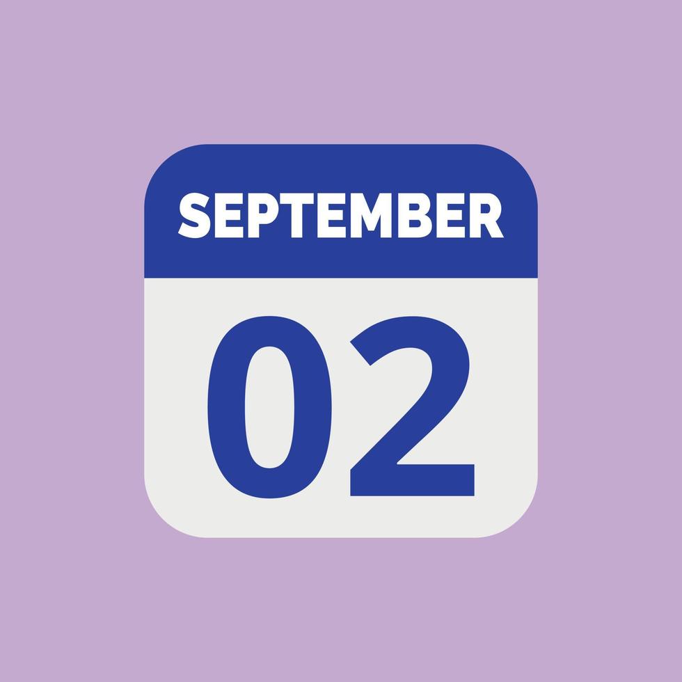 September 2 Calendar Date Icon 23202479 Vector Art at Vecteezy September 2 Calendar Date Icon 23202479 Vector Art at Vecteezy