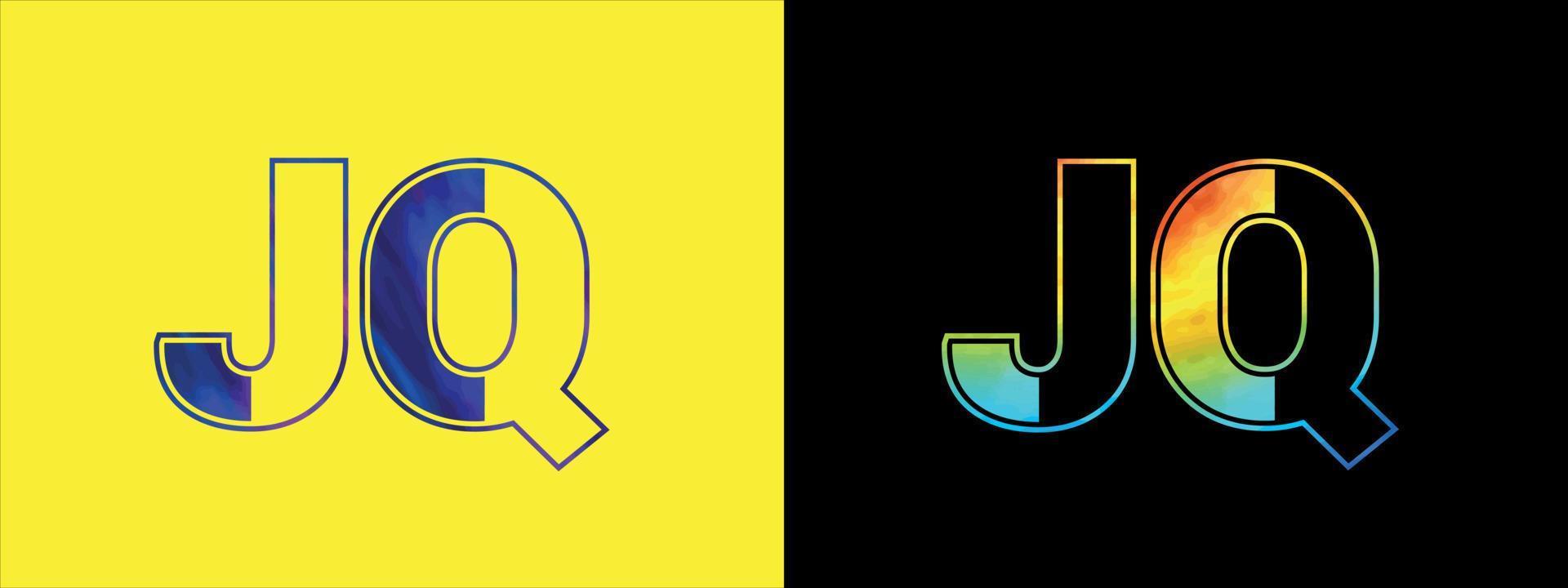 inicial letra jq logo icono vector diseño modelo. prima lujoso logotipo para corporativo negocio identidad
