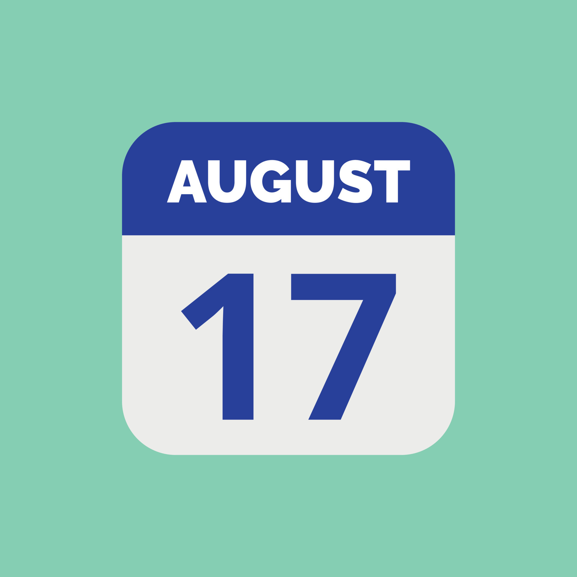 August 17 Calendar Date Icon 23203097 Vector Art At Vecteezy august-17-calendar-date-icon-23203097-vector-art-at-vecteezy