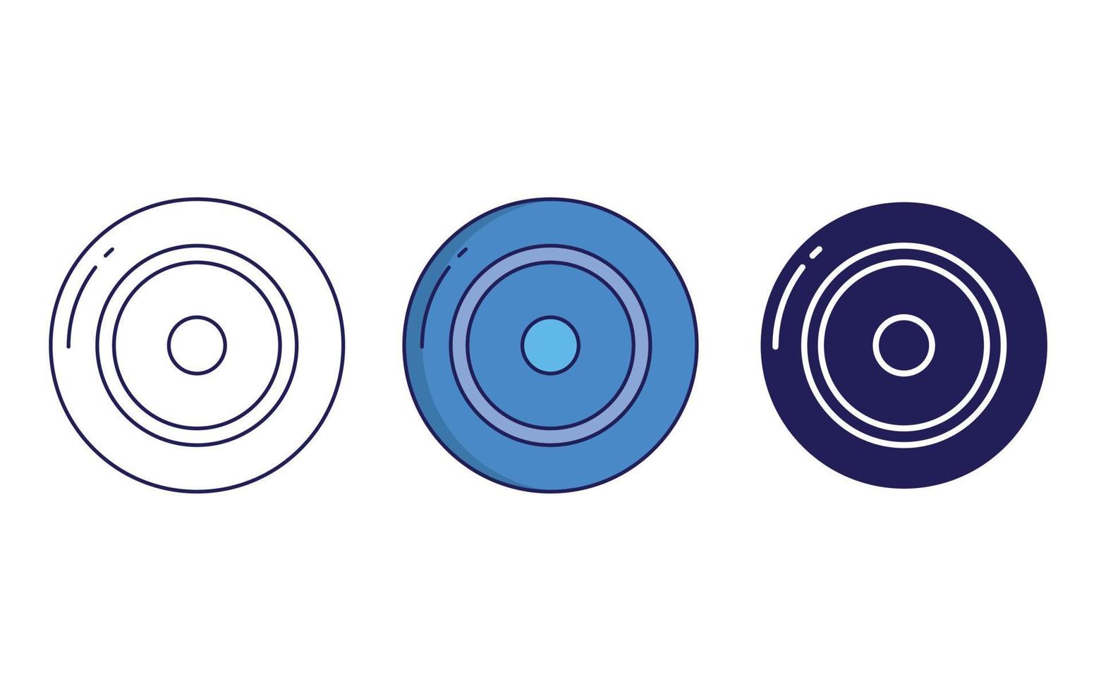 Frisbee vector icon