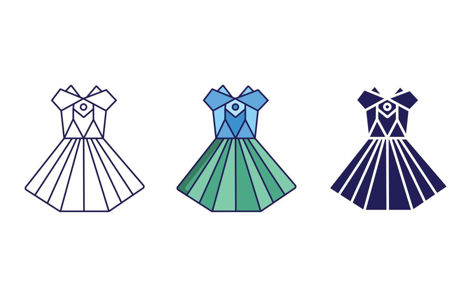 frock vector icon