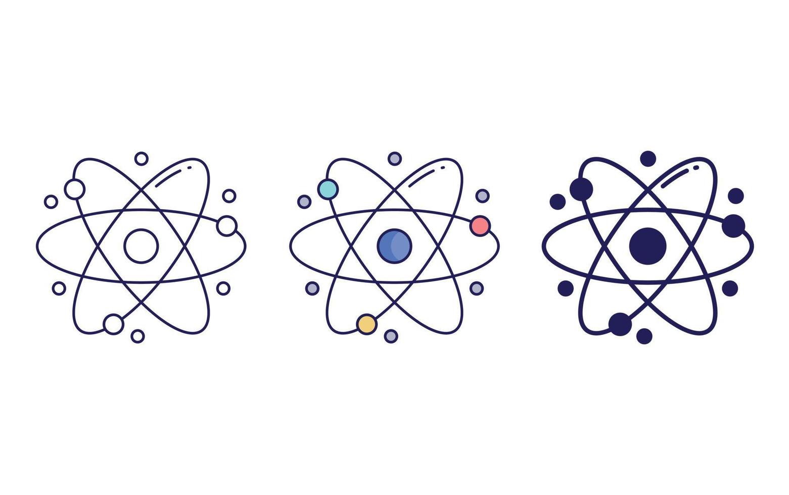 atom vector icon