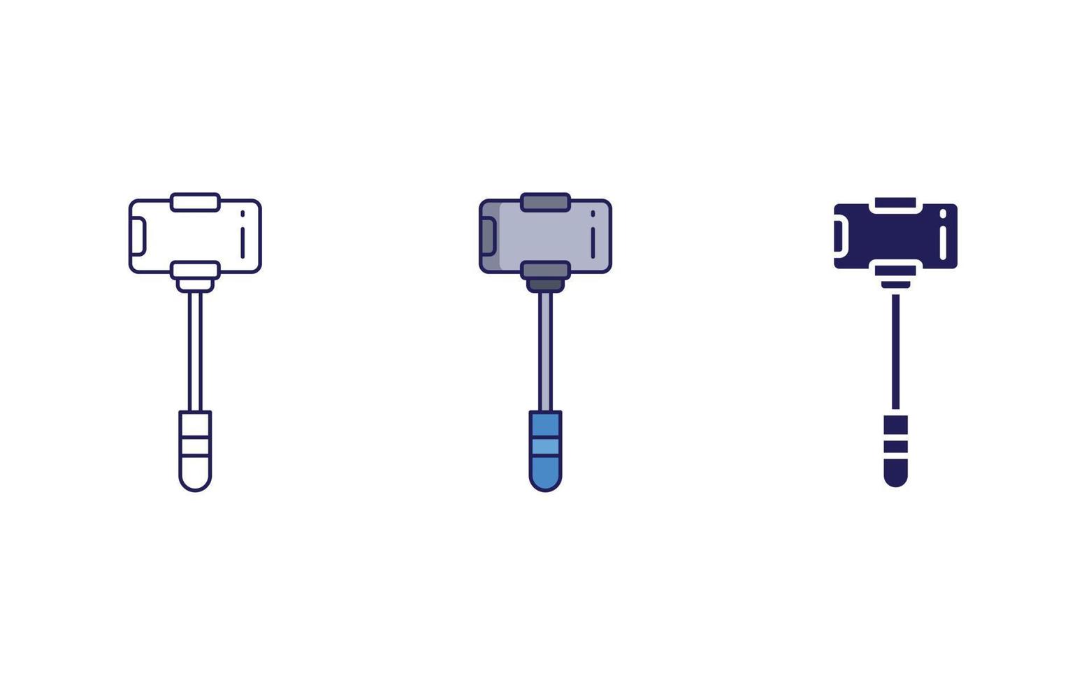 Selfie Stick vector icon