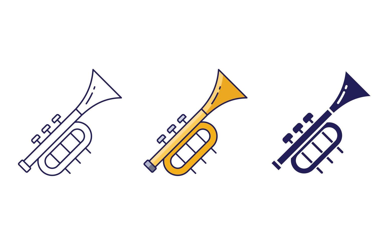 Trumpet vector icon