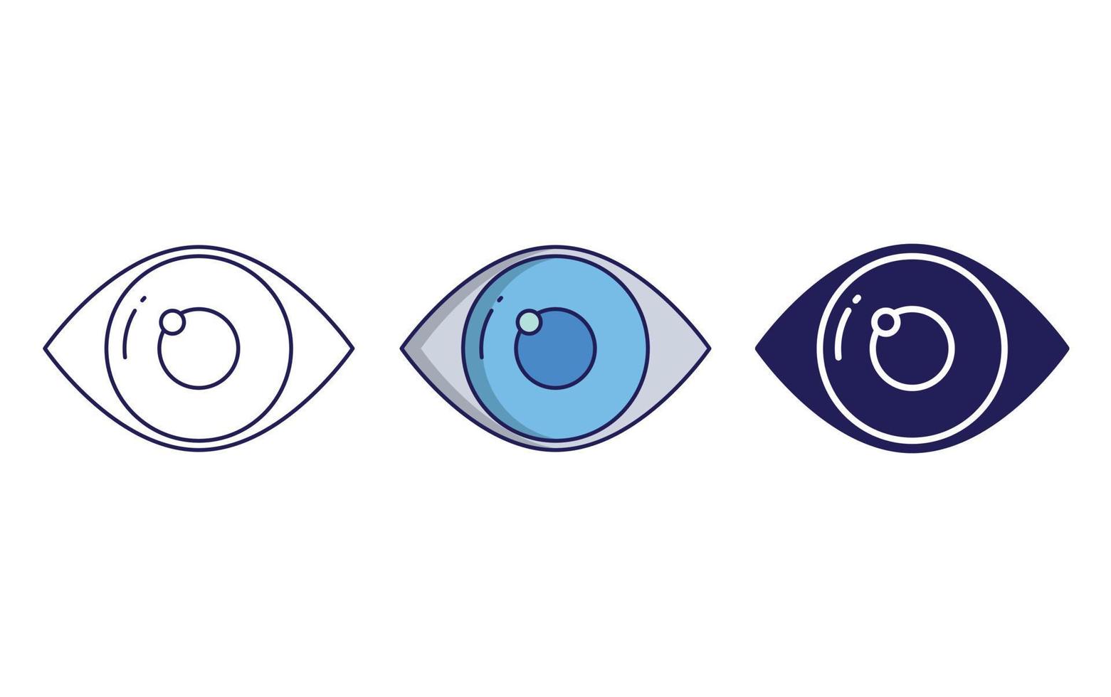 Eye vector icon