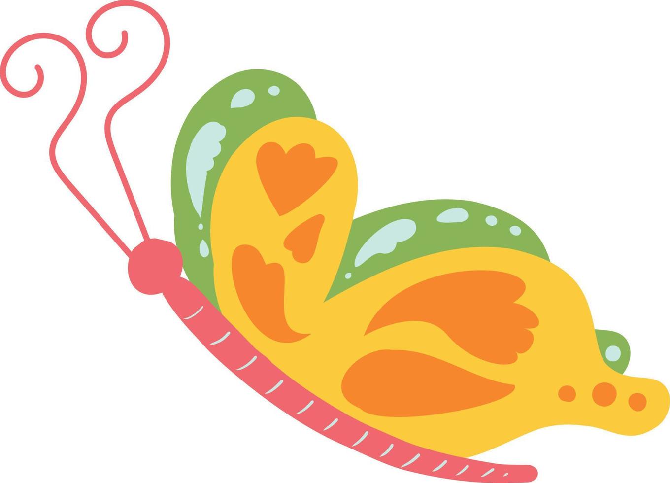 Flying Butterfly Illustration vector