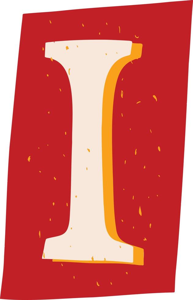 Letter I Magazine Cut-Out Element 23204001 Vector Art at Vecteezy