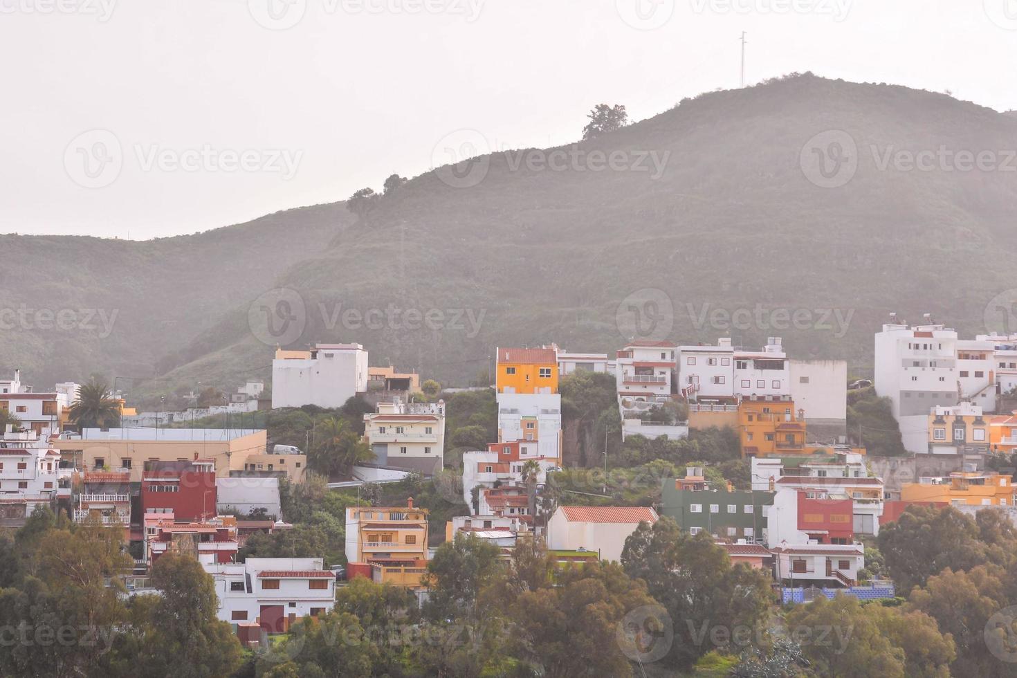 Buildings in the city photo